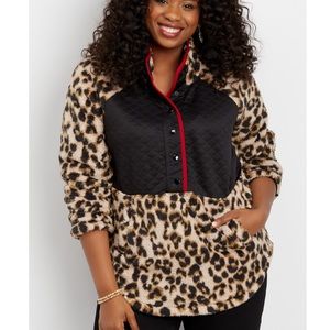 Faux Fur Pullover 🐆